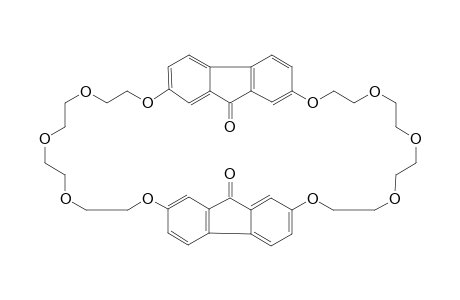 Oxacyclophane { 2,2',7,7'-Bis[(oxyethoxyethoxyethoxyethoxy)-9H-fluoren-9-one]}