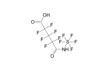 (2,2,3,3,4,4-Hexafluoro-4-carboxybutyramido)sulfur pentafluoride