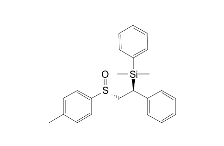(-)-(S(c),R(s))-2-(dimethylphenylsilyl)-2-phenylethyl p-tolyl sulfoxide