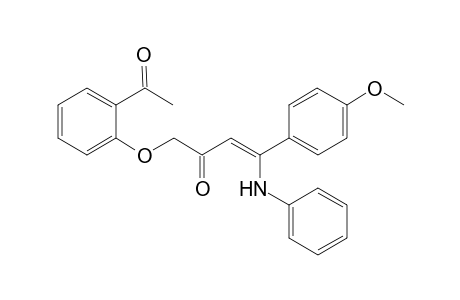 3-Anilino-3-(p-anisyl)-1-(o-methoxyacetophenone)-2-propen-1-one
