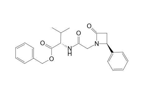 {2-[(S,R)-2-Oxo-4-phenylazetidin-1-yl]acetyl}-L-valine Benzyl Ester