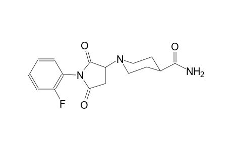 4-piperidinecarboxamide, 1-[1-(2-fluorophenyl)-2,5-dioxo-3-pyrrolidinyl]-