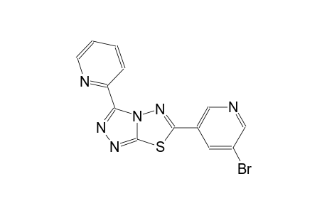 [1,2,4]triazolo[3,4-b][1,3,4]thiadiazole, 6-(5-bromo-3-pyridinyl)-3-(2-pyridinyl)-