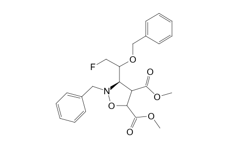 Dimethyl (3R)-2-benzyl-3-[(2'-fluoro-1'-benzyloxy)ethyl]isoxazolidine-4,5-dicarboxylate