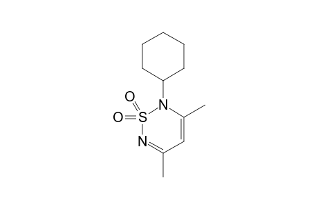 2-CYCLOHEXYL-3,5-DIMETHYL-1,2,6-THIADIAZINE-1,1-DIOXIDE