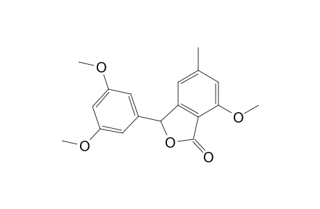 3-(3,5-dimethoxyphenyl)-7-methoxy-5-methyl-2-benzofuran-1(3H)-one