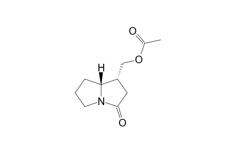 [(1R,8R)-3-oxidanylidene-1,2,5,6,7,8-hexahydropyrrolizin-1-yl]methyl ethanoate
