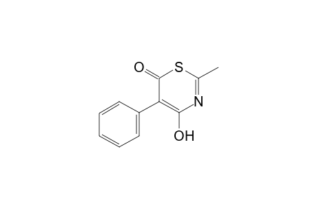 4-Hydroxy-2-methyl-5-phenyl-6H-1,3-thiazin-6-one