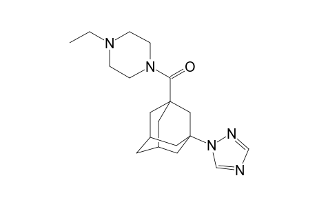 (4-Ethyl-piperazin-1-yl)-(3-[1,2,4]triazol-1-yl-adamantan-1-yl)-methanone
