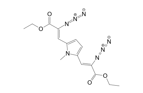 2,5-Bis[2-azido-2-(ethoxycarbonyl)ethenyl]-1-methylpyrrole