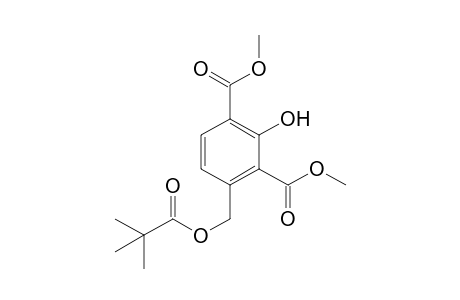 2-Hydroxy-4-(pivaloyloxymethyl)benzene-1,3-dicarboxylic acid dimethyl ester