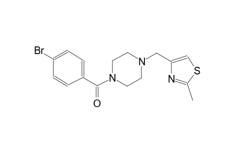 (4-Bromo-phenyl)-[4-(2-methyl-thiazol-4-ylmethyl)-piperazin-1-yl]-methanone