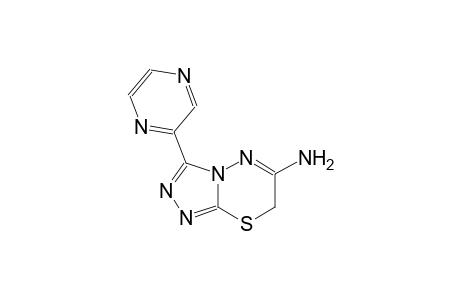 7H-[1,2,4]Triazolo[3,4-b][1,3,4]thiadiazin-6-amine, 3-(2-pyrazinyl)-