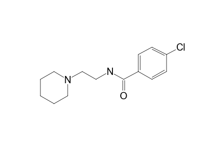 4-Chloro-N-[2-(1-piperidinyl)ethyl]benzamide