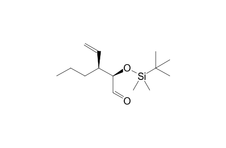 (2R,3S)-2-tert-Butyldimethylsiloxy-3-propylpent-4-enal
