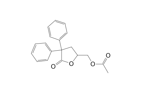 2(3H)-Furanone, 5-[(acetyloxy)methyl]dihydro-3,3-diphenyl-