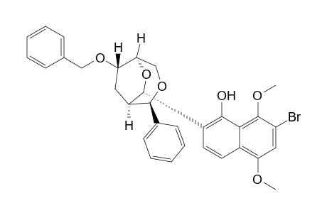 2-[(1R,2R,5R,7S,9S)-9-benzoxy-2-phenyl-3,6-dioxabicyclo[3.2.2]nonan-7-yl]-7-bromo-5,8-dimethoxy-1-naphthol