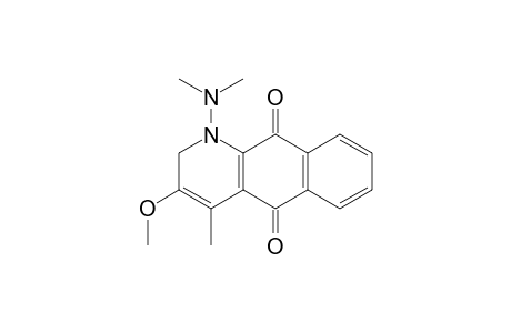 1-Dimethylamino-3-methoxy-4-methylbenzo[g]quinoline-5,10-dione
