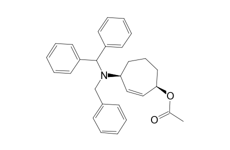 (1R*,4R*)-(Z)-1-Acetoxy-4-[benzyl(diphenylmethyl)amino]cyclohept-2-ene