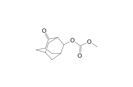 Carbonic acid, methyl 4-oxotricyclo[3.3.1.1(3,7)]dec-2-yl ester, (1.alpha.,2.alpha.,3.beta.,5.alpha.,7.beta.)-