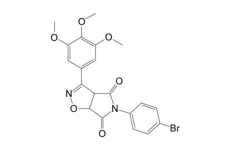 3-(3',4',5'-Trimethoxyphenyl)-5-[N-(4"-bromophenyl)]-4,6-dioxopyrrolo[3,4-d]-7,8-dihydroisoxazole