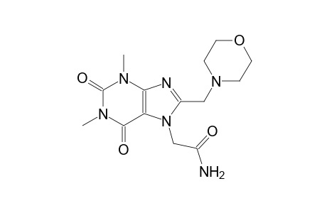 2-[1,3-dimethyl-8-(4-morpholinylmethyl)-2,6-dioxo-1,2,3,6-tetrahydro-7H-purin-7-yl]acetamide