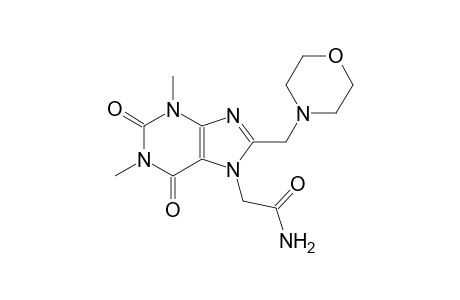 2-[1,3-dimethyl-8-(4-morpholinylmethyl)-2,6-dioxo-1,2,3,6-tetrahydro-7H-purin-7-yl]acetamide