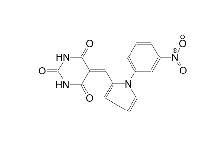 2,4,6(1H,3H,5H)-pyrimidinetrione, 5-[[1-(3-nitrophenyl)-1H-pyrrol-2-yl]methylene]-