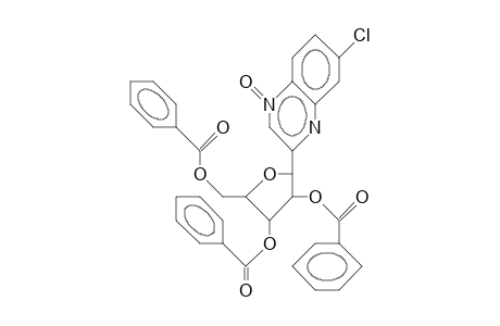 7-Chloro-2-(2,3,5-tri-O-benzoyl-B-D-ribofuranosyl)-quinoxaline 4-oxide