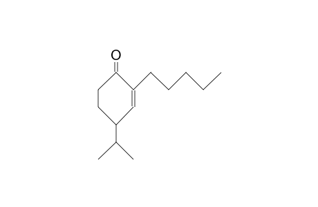 2-Cyclohexen-1-one, 4-(1-methylethyl)-2-pentyl-
