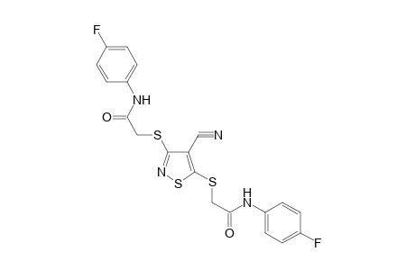 Acetamide, 2-[[4-cyano-3-[[2-[(4-fluorophenyl)amino]-2-oxoethyl]thio]-5-isothiazolyl]thio]-N-(4-fluorophenyl)-