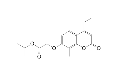 acetic acid, [(4-ethyl-8-methyl-2-oxo-2H-1-benzopyran-7-yl)oxy]-, 1-methylethyl ester