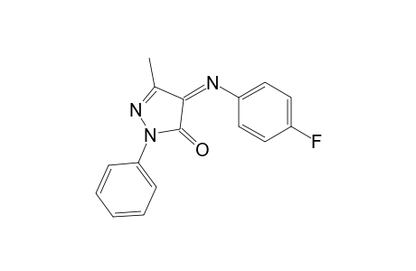 3H-pyrazol-3-one, 4-[(4-fluorophenyl)imino]-2,4-dihydro-5-methyl-2-phenyl-