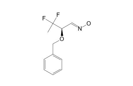 (R,E)-2-(BENZYLOXY)-3,3-DIFLUOROBUTANAL-OXIME