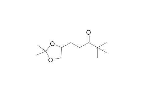2,2-Dimethyl-4-(4,4-dimethyl-3-oxopentyl)-1,3-dioxolane
