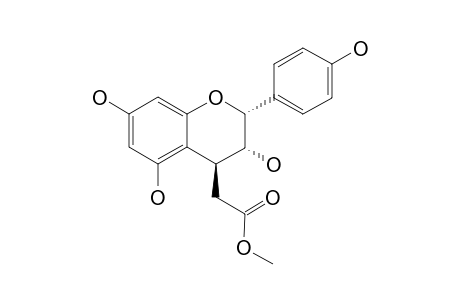 METHYL-2-[(2R,3R,4S)-3,5,7-TRIHYDROXY-2-(4-HYDROXYPHENYL)-CHROMAN-4-YL]-ACETATE