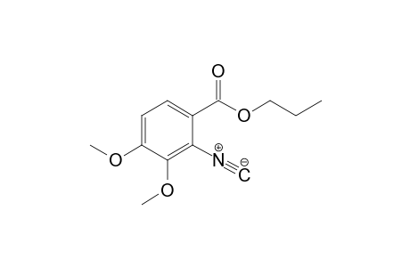 n-Propyl o-Isocyano-m,p-dimethoxybenzoate