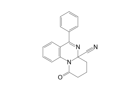 4aH-Pyrido[1,2-a]quinazoline-4a-carbonitrile, 1,2,3,4-tetrahydro-1-oxo-6-phenyl-