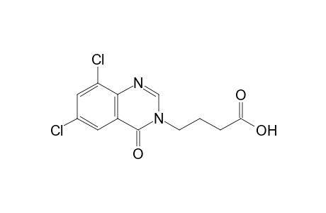 3(4H)-Quinazolinebutanoic acid, 6,8-dichloro-4-oxo-