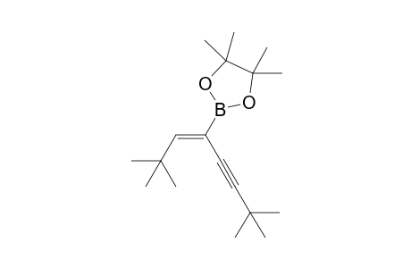 (Z)-4,4,5,5-tetramethyl-2-(2,2,7,7-tetramethyloct-3-en-5-yn-4-yl)-1,3,2-dioxaborolane
