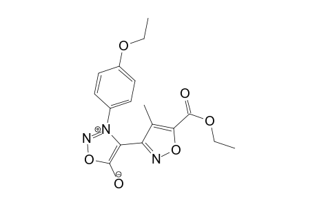 3-(p-Ethyloxyphenyl)-4-[4'-methyl-5'-(ethoxycarbonyl)oxazol-3'-yl]sydnone