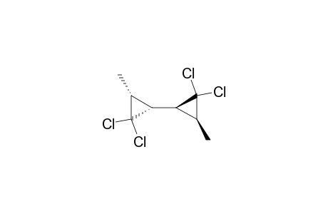 1,1'-Bicyclopropyl, 2,2,2',2'-tetrachloro-3,3'-dimethyl-, [1.alpha.(1'R*,3'R*),3.beta.]-(.+-.)-