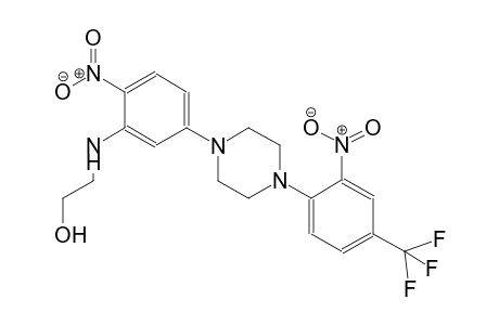 ethanol, 2-[[2-nitro-5-[4-[2-nitro-4-(trifluoromethyl)phenyl]-1-piperazinyl]phenyl]amino]-