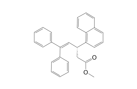 Methyl 5,5-diphenyl-3-(1-naphthyl)pent-4-enoate
