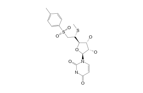 1-[5,6-DIDEOXY-5(R)-METHYLTHIO-6-(PARA-TOLUENSULFONYL)-BETA-D-RIBO-HEXOFURANOSYL]-URACIL