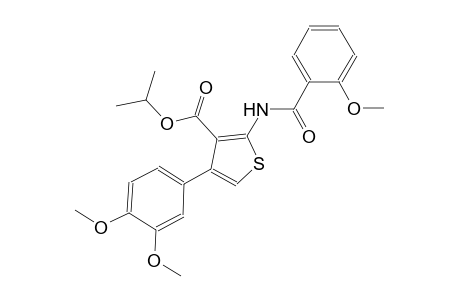 isopropyl 4-(3,4-dimethoxyphenyl)-2-[(2-methoxybenzoyl)amino]-3-thiophenecarboxylate