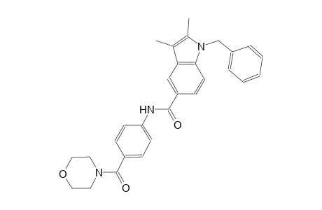 1-benzyl-2,3-dimethyl-N-[4-(4-morpholinylcarbonyl)phenyl]-1H-indole-5-carboxamide