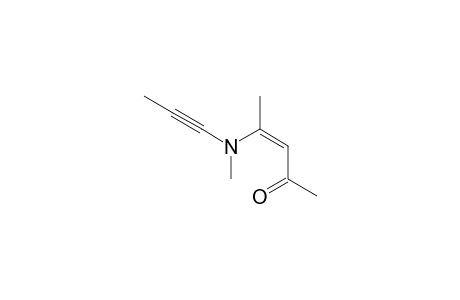 (Z)-4-[methyl(prop-1-ynyl)amino]-3-penten-2-one