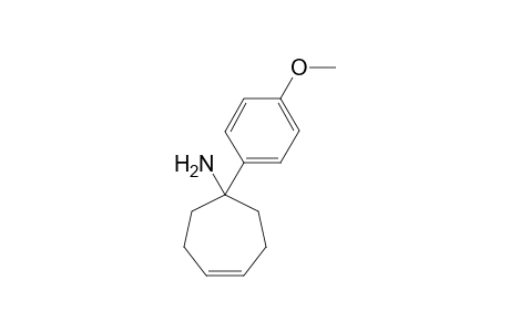 1-(4-Methoxyphenyl)cyclohept-4-en-1-amine