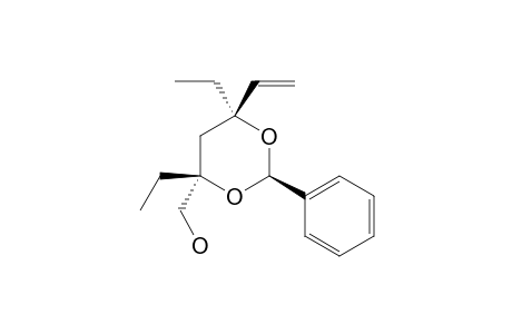 (4S,6S)-(4,6-DIETHYL-2-PHENYL-6-VINYL-1,3-DIOXAN-4-YL)-METHANOL